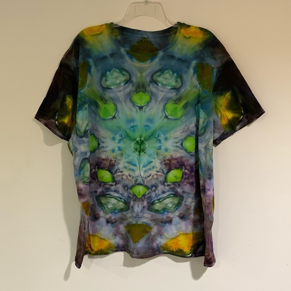 Gildan Handmade Tie-Dye Short Sleeve T-Shirt, Mens Size 2XL